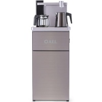 Кулер с чайным столиком Тиабар AEL LK-AEL-52A розовое шампанское (шкафчик 7 литров)