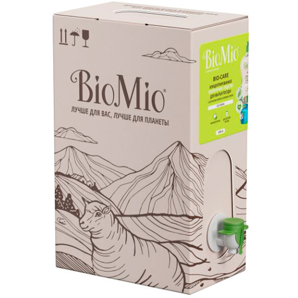 Средство для мытья посуды Bio Mio BIO-CARE без запаха 3 литра