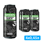 Напиток Грин Шот 3 / Green Shot 3 0.45 литра, газ, ж/б, 4 шт. в уп.