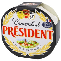 Сыр President Камамбер с белой плесенью 45% 125 гр Сыр President Камамбер с белой плесенью 45% 125 гр