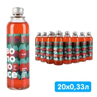 Лимонад Bonojoice Абрикос - Клубника 0.33 литра, газ, стекло, 20 шт. в уп. Лимонад Bonojoice Абрикос - Клубника 0.33 литра, газ, стекло, 20 шт. в уп.
