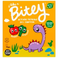Печенье Take a Bitey детское Брокколи без глютена 125 гр Печенье Take a Bitey детское Брокколи без глютена 125 гр