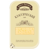 Сыр Брест-Литовск Классический 45% нарезка БЗМЖ 150 гр Сыр Брест-Литовск Классический 45% нарезка БЗМЖ 150 гр