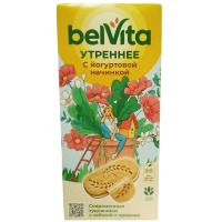 Печенье belVita утреннее белое с йогуртом 253 гр Печенье belVita утреннее белое с йогуртом 253 гр
