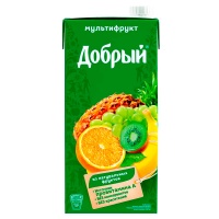 Нектар Добрый мультифрукт 2 литра Нектар Добрый мультифрукт 2 литра