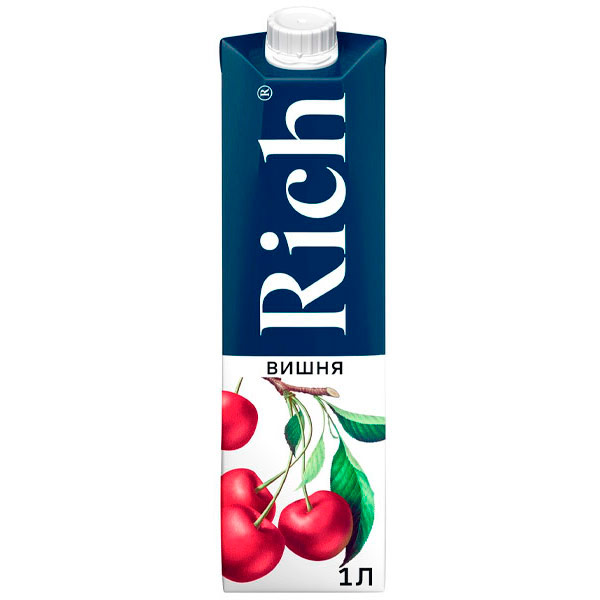 Нектар Rich вишня 1 литр Нектар Rich вишня 1 литр