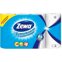Бумажные полотенца Zewa белые 2 слоя (4 шт) Бумажные полотенца Zewa белые 2 слоя (4 шт)