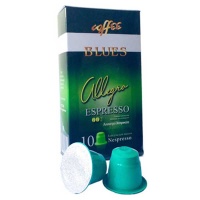 Кофе в капсулах Blues Аллегро 10 шт, 5,5 гр Кофе в капсулах Blues Аллегро 10 шт, 5,5 гр