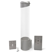 Стаканодержатель Ecotronic, 70ст, на шурупах, серый Стаканодержатель Ecotronic, 70ст, на шурупах, серый