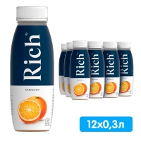 Нектар Rich апельсин 0.3 литра, пэт, 12 шт. в уп. Нектар Rich апельсин 0.3 литра, пэт, 12 шт. в уп.