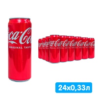 Coca-cola / Кока Кола импорт 0.33 литра, ж/б, 24 шт. в уп. Coca-cola / Кока Кола импорт 0.33 литра, ж/б, 24 шт. в уп.
