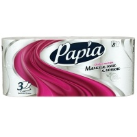 Туалетная Бумага Papia Professional белая 3 слоя (8 шт) Туалетная Бумага Papia Professional белая 3 слоя (8 шт)