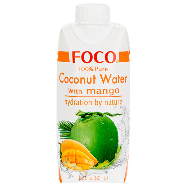 Кокосовая вода с манго Foco 0.33 литра, без газа, тетра-пак, 12 шт. в уп. Кокосовая вода с манго Foco 0.33 литра, без газа, тетра-пак, 12 шт. в уп.